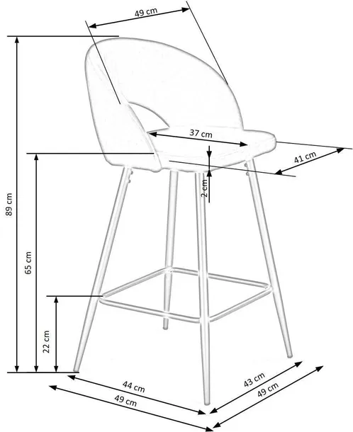 hoker-selli-65cm-szary-minimalna-wysokosc-siedziska-65-cm