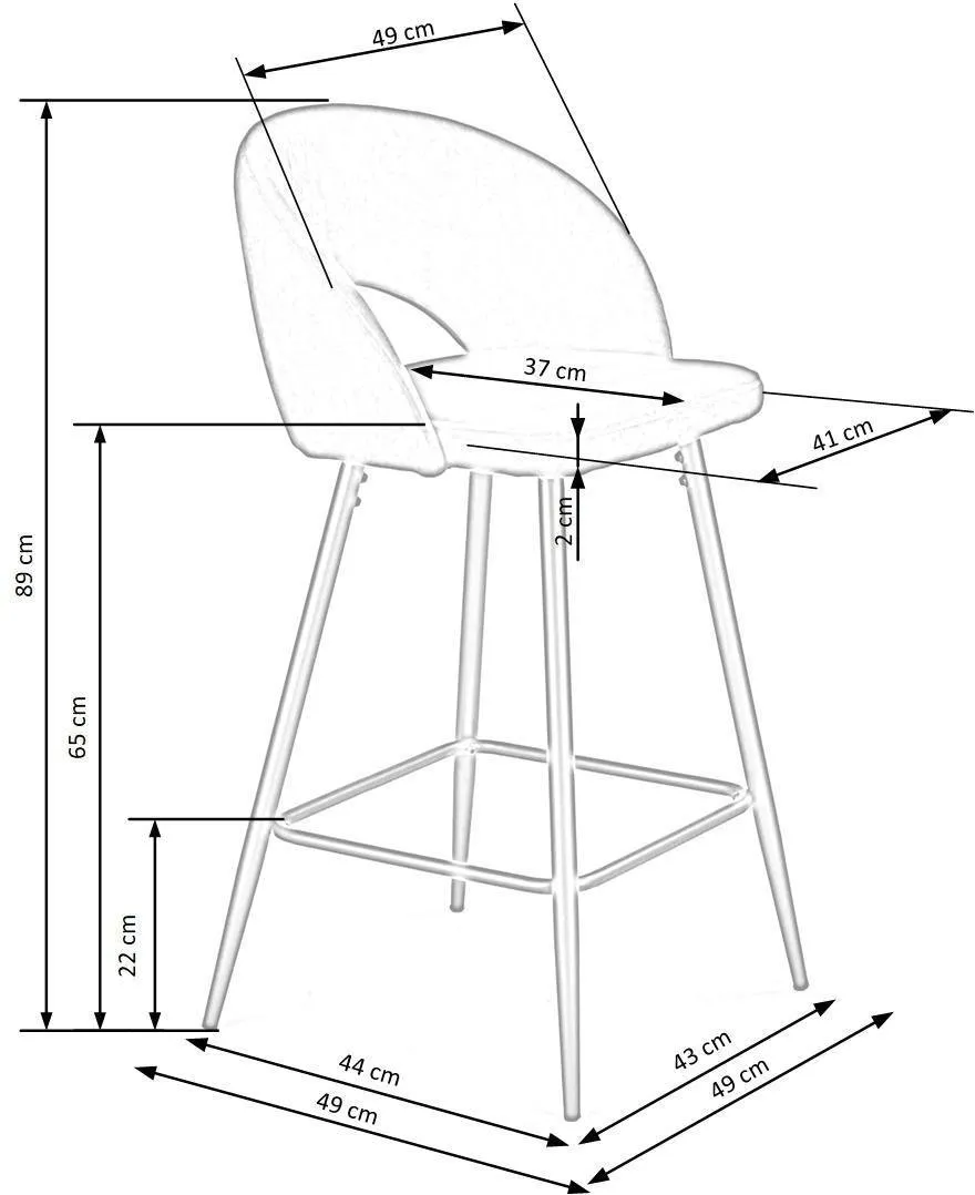 hoker-selli-65cm-szary