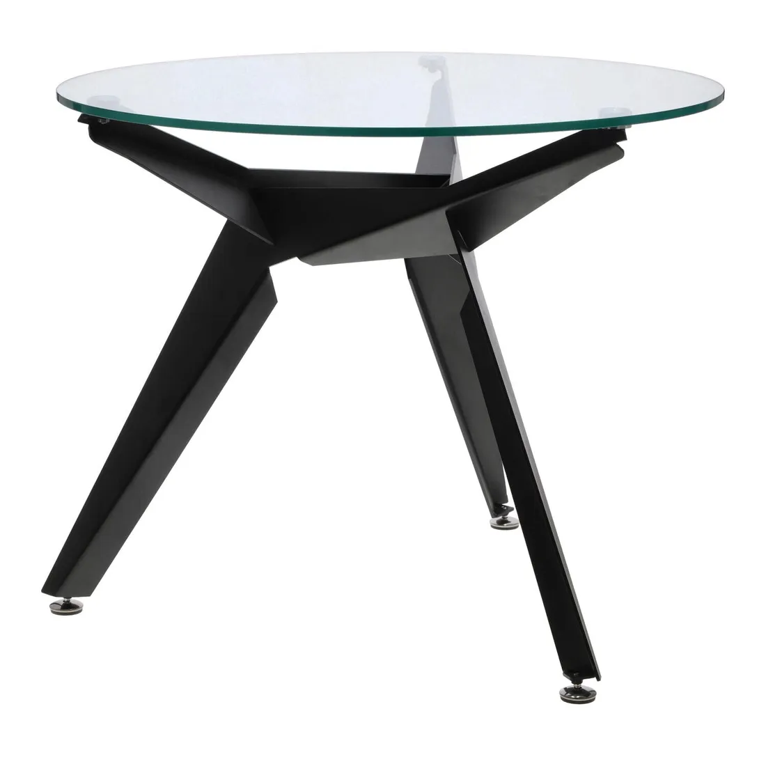 stol-troy-90cm-transparentny-czarny-stan-nowy