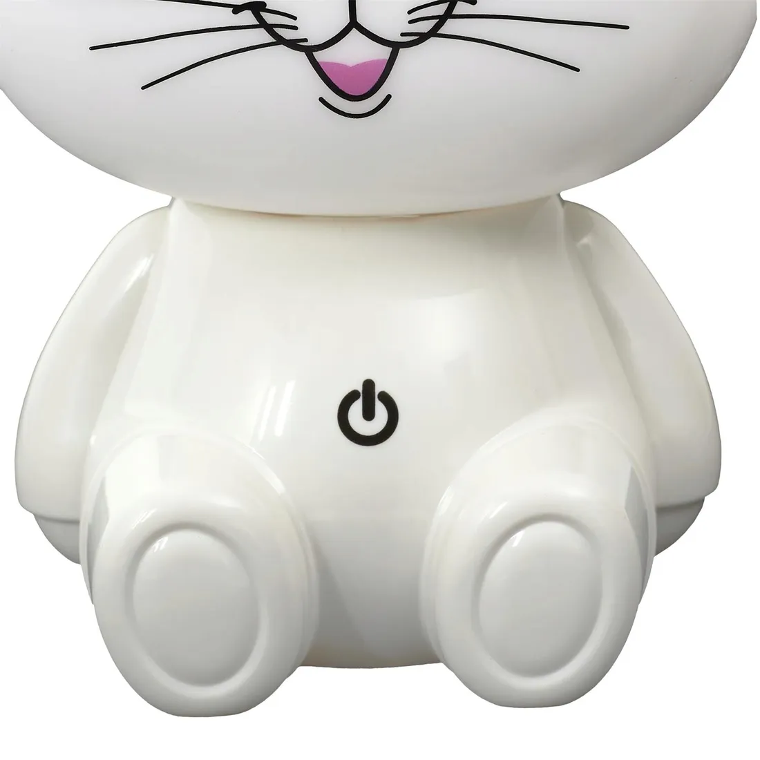 lampka-nocna-kot-usb-led-biala