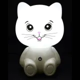 lampka-nocna-kot-usb-led-biala-zasilanie-sieciowe