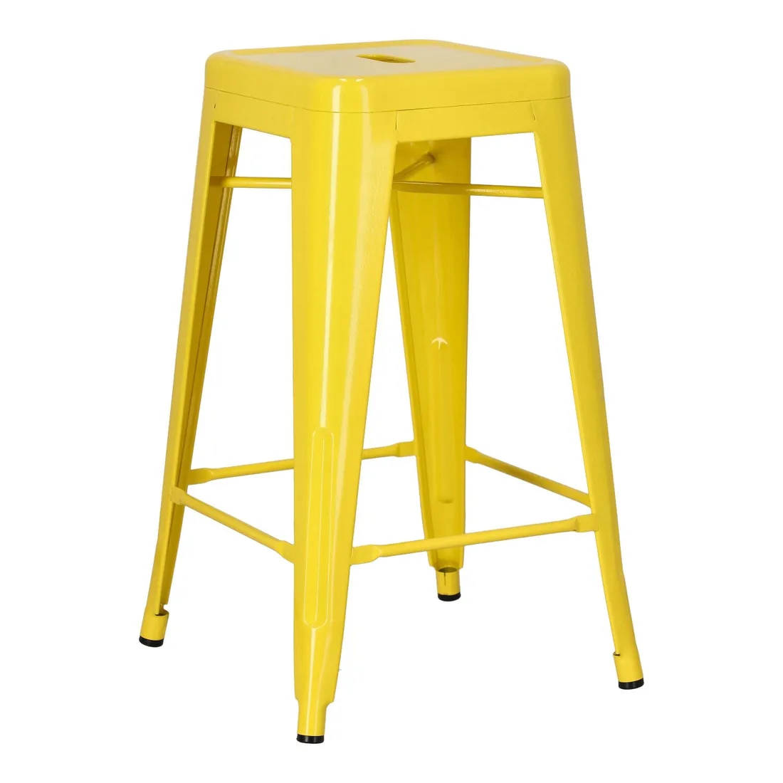 hoker-paris-66cm-metalowy-stolek-barowy-zolty-insp-tolix-stan-nowy