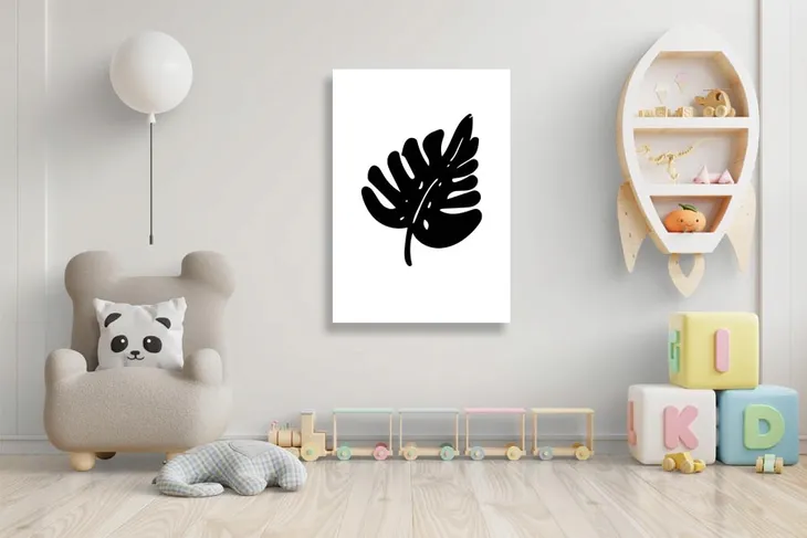 monstera-obraz-na-plotnie-30x40-cm-stan-nowy
