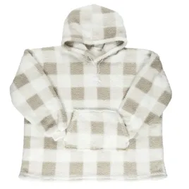 bluza-ocieplana-dluga-snuddie-w-krate-bezowa-biala