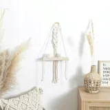 polka-boho-mala-macrama-bezowa-stan-nowy-material-drewno