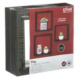 zestaw-3-polek-sciennych-fixy-l-czarny-stan-nowy