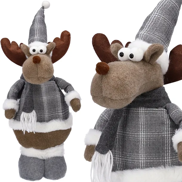 renifer-pluszowy-lucek-szary-stan-nowy-marka-jumi