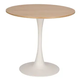 stol-simplet-skinny-okragly-dab-bialy-80cm-z-mdf-w-okleinie