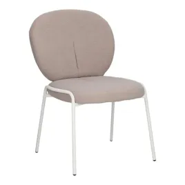 krzeslo-tapicerowane-bianco-szare-boucle-metalowa-podstawa