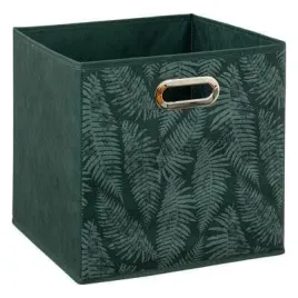 pudelko-do-regalu-31x31cm-herbier-zielone-metalowy-uchwyt