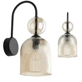 kinkiet-scienny-czarny-bezowy-ryflowany-klosz-elegancka-lampa-do-sypialni