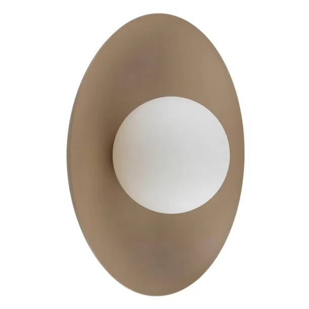 bezowy-kinkiet-1xg9-led-mleczny-szklany-klosz-nowoczesna-lampa-scienna-loft-stan-opakowania-oryginalne