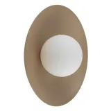 bezowy-kinkiet-1xg9-led-mleczny-szklany-klosz-nowoczesna-lampa-scienna-loft-stan-opakowania-oryginalne