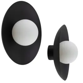 czarny-kinkiet-1xg9-led-mleczny-szklany-klosz-nowoczesna-lampa-scienna-loft