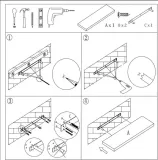 polka-scienna-samowiszaca-80cm-biala-stan-nowy