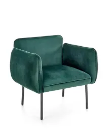 fotel-tapicerowany-canaria-zielony-ciemny-welwet