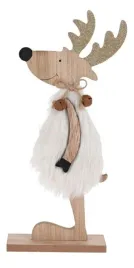 figurka-renifer-patrzacy-w-lewo-drewniany-bialy