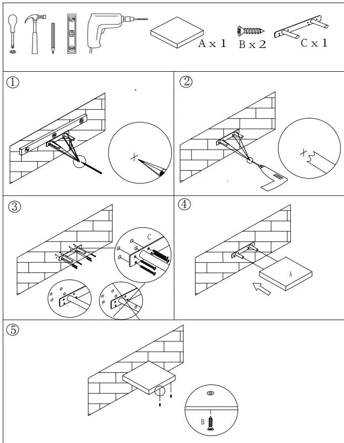 polka-scienna-samowiszaca-23cm-dab-szary