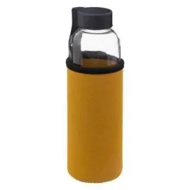 butelka-w-pokrowcu-szklana-500ml-zolta