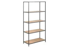 regal-metalowt-loft-seaford-dab-czarny-77x150x35cm