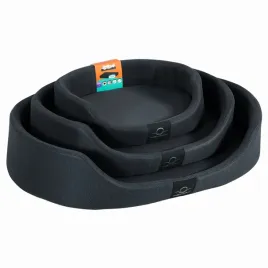 legowisko-dla-psa-memory-owalne-szare-rozmiar-s-60-cm