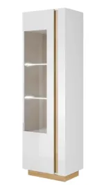 witryna-wysoka-60cm-bialy-polysk-dab-grandson-arco