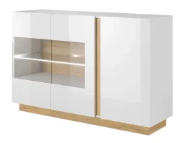 komoda-witryna-138-bialy-polysk-dab-grandson-arco