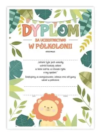 dyplom-a4-ukonczenia-polkolonii-lew-20szt