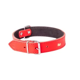 obroza-ze-skory-dla-psa-classic-czerwony-45-52-cm