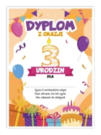 dyplom-a5-urodzinowy-trzecie-urodziny-5szt