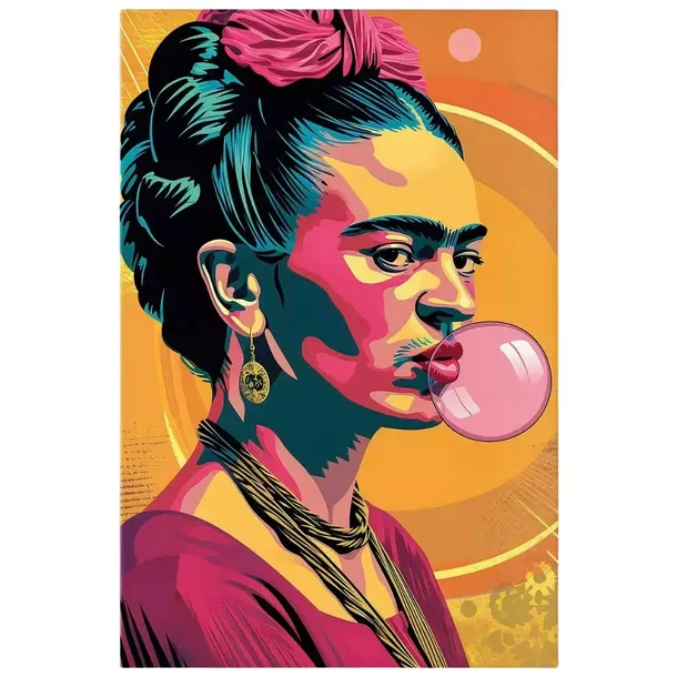 MALOWANIE PO NUMERACH Z RAMĄ Obrazy do malowania - Frida Kahlo 40x50 cm