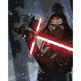 malowanie-po-numerach-obrazy-do-malowania-kylo-renn-star-wars-40x50-cm