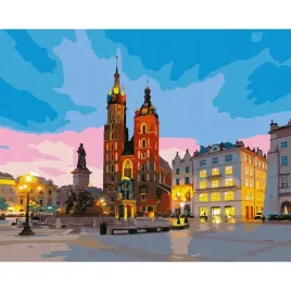 malowanie-po-numerach-z-rama-obrazy-do-malowania-rynek-krakow-50x40-cm