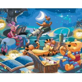 malowanie-po-numerach-obrazy-do-malowania-puchatek-i-gwiazdy-disney-50x40cm
