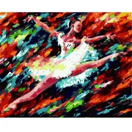 malowanie-po-numerach-obrazy-do-malowania-kolorowa-baletnica-50x40-cm