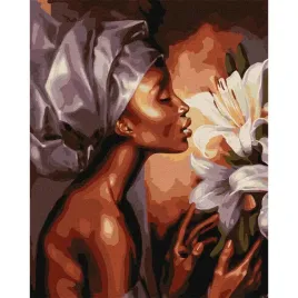 malowanie-po-numerach-z-rama-obrazy-do-malowania-dama-z-lilia-40x50-cm