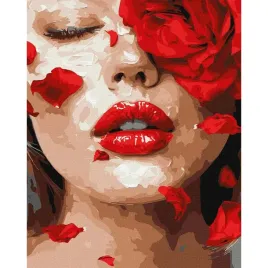 malowanie-po-numerach-z-rama-obrazy-do-malowania-platki-roz-40x50-cm