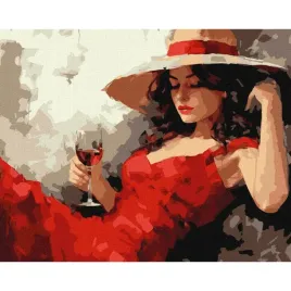 malowanie-po-numerach-obrazy-do-malowania-dziewczyna-w-kapeluszu-50x40-cm