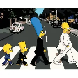 malowanie-po-numerach-obrazy-do-malowania-simpsonowie-the-beatles-50x40-cm