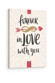 obraz-na-plotnie-canvas-forever-in-love-with-you-cytat-romantyczny-31x38