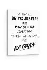 obraz-na-plotnie-canvas-batman-cytat-always-be-yourself-dekoracja-50x70