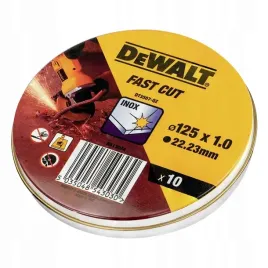 tarcza-do-ciecia-stali-nierdzewnej-125x1mm-10-sztuk-dewalt-dt3507