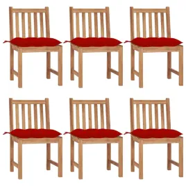 zestaw-6-solidnych-krzesel-ogrodowych-z-drewna-tekowego-czerwone-poduszki