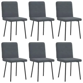 krzesla-stolowe-6-szt-ciemnoszare-obite-aksamitem