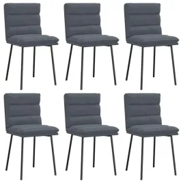 krzesla-stolowe-6-szt-ciemnoszare-obite-aksamitem