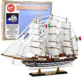 model-kolekcjonerski-dekoracyjny-statek-zaglowiec-amerigo-vespucci-64x46cm