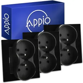 3x-kontakt-czarne-gniazdo-elektrycznie-z-bolcem-podwojne-twin-fi60-szklane