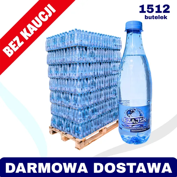 Woda Leżajsk Alkaliczna Niegazowana BEZ KAUCJI 1512x0,5L PALETA