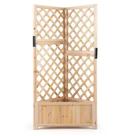 drewniana-skrzynka-na-kwiaty-z-pergola-do-roslin-pnacych-doniczka