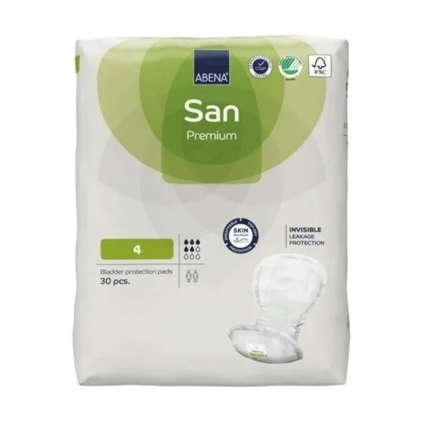 Wkładki anatomiczne Abena San 4 Premium op. 30 szt.